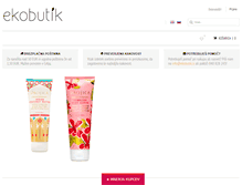 Tablet Screenshot of ekobutik.si